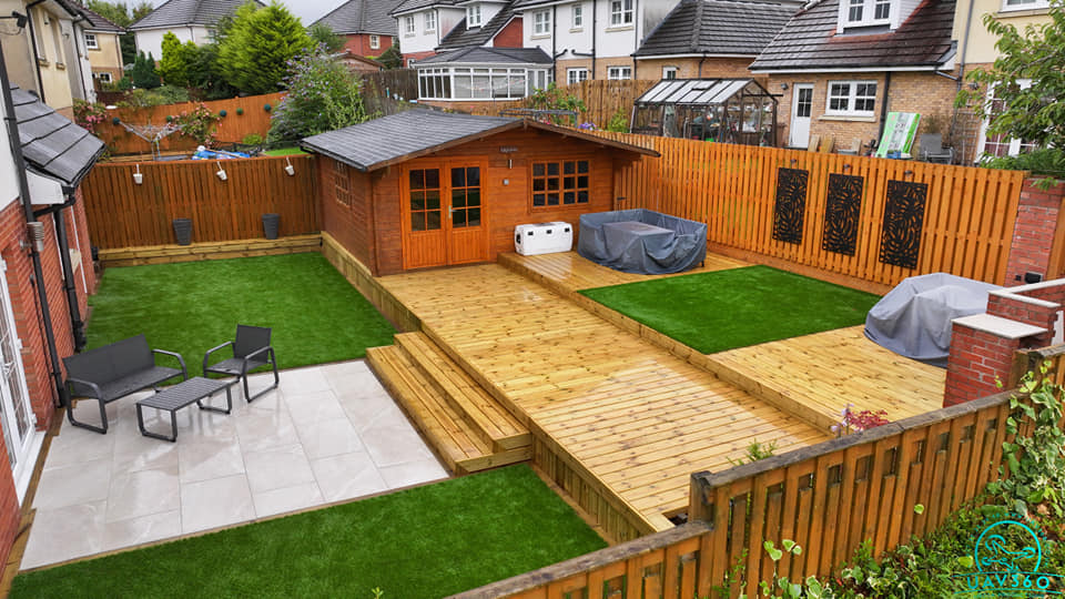 Professional landscaping and joinery work