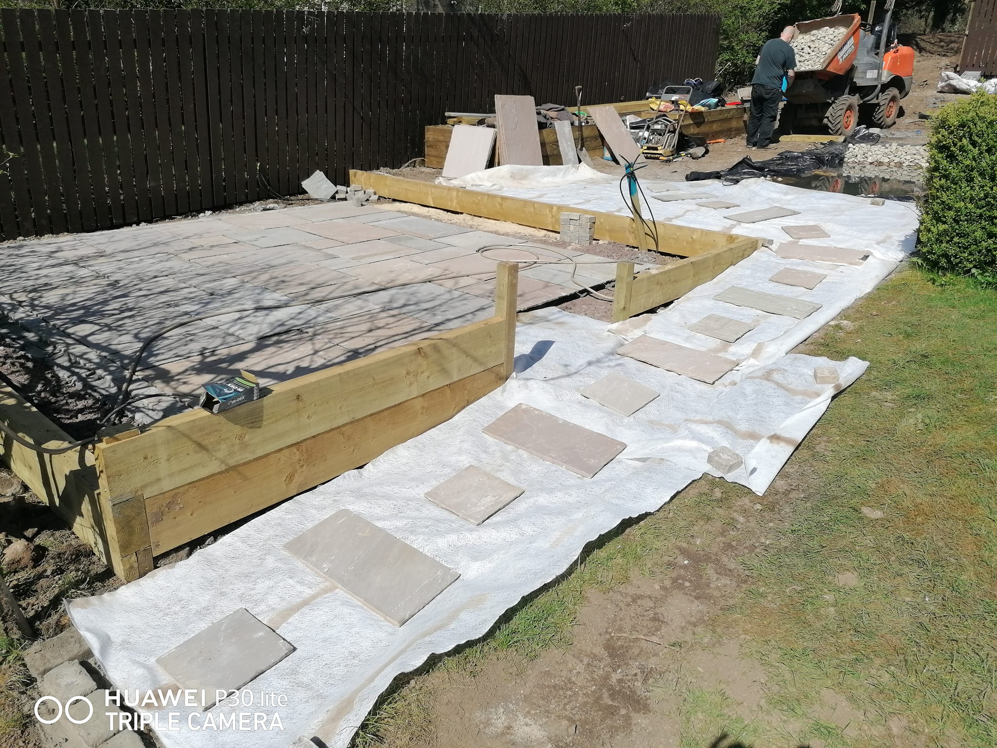 Garden transformation during work - view 4