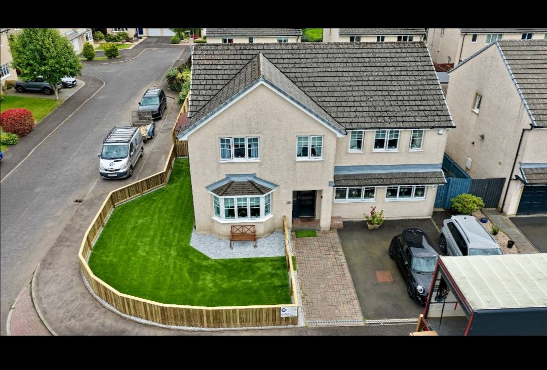 Completed front and back garden makeover